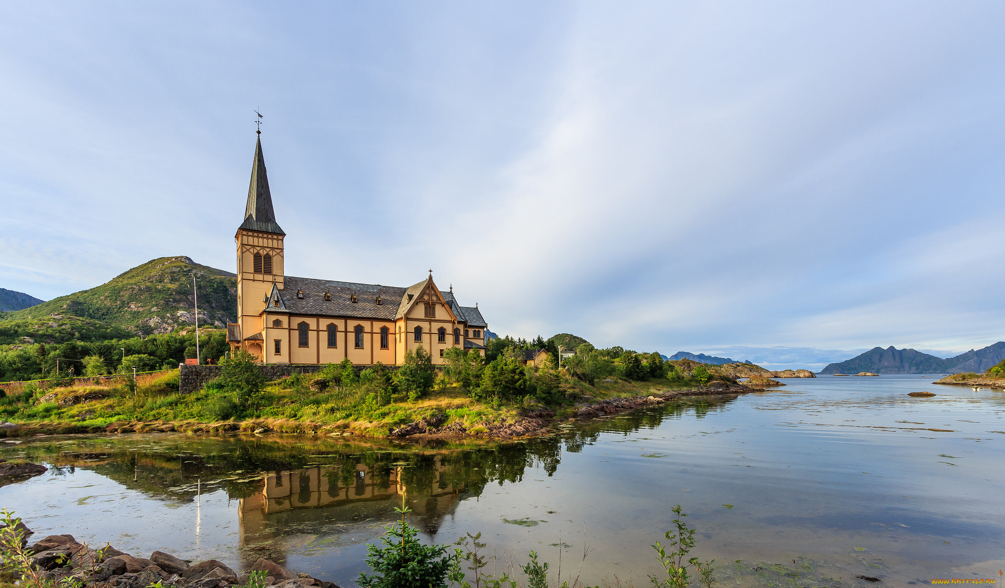 v&, 229, gan church of lofoten,  norway, , -  ,  ,  , , 